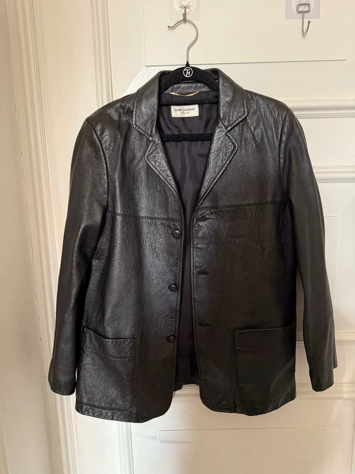 Hedi Slimane Saint Laurent Heidi Leather Jacket Size M / US 6-8 / IT 42-44 - 1 Thumbnail