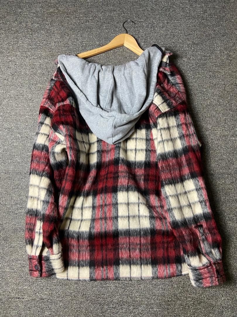 Japanese Brand FR(13)NDS Japanese Brand Plaid Fleece Jacket (179) Size US XL / EU 56 / 4 - 2 Thumbnail