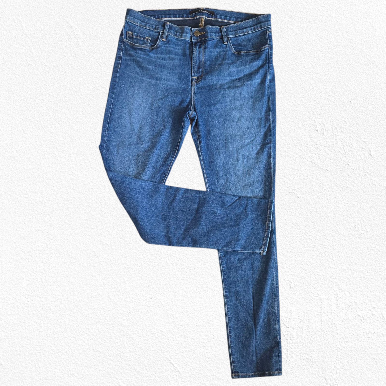 J Brand J Brand High Waisted Skinny Jeans Size 32 Size 32" / US 10 / IT 46 - 11 Thumbnail