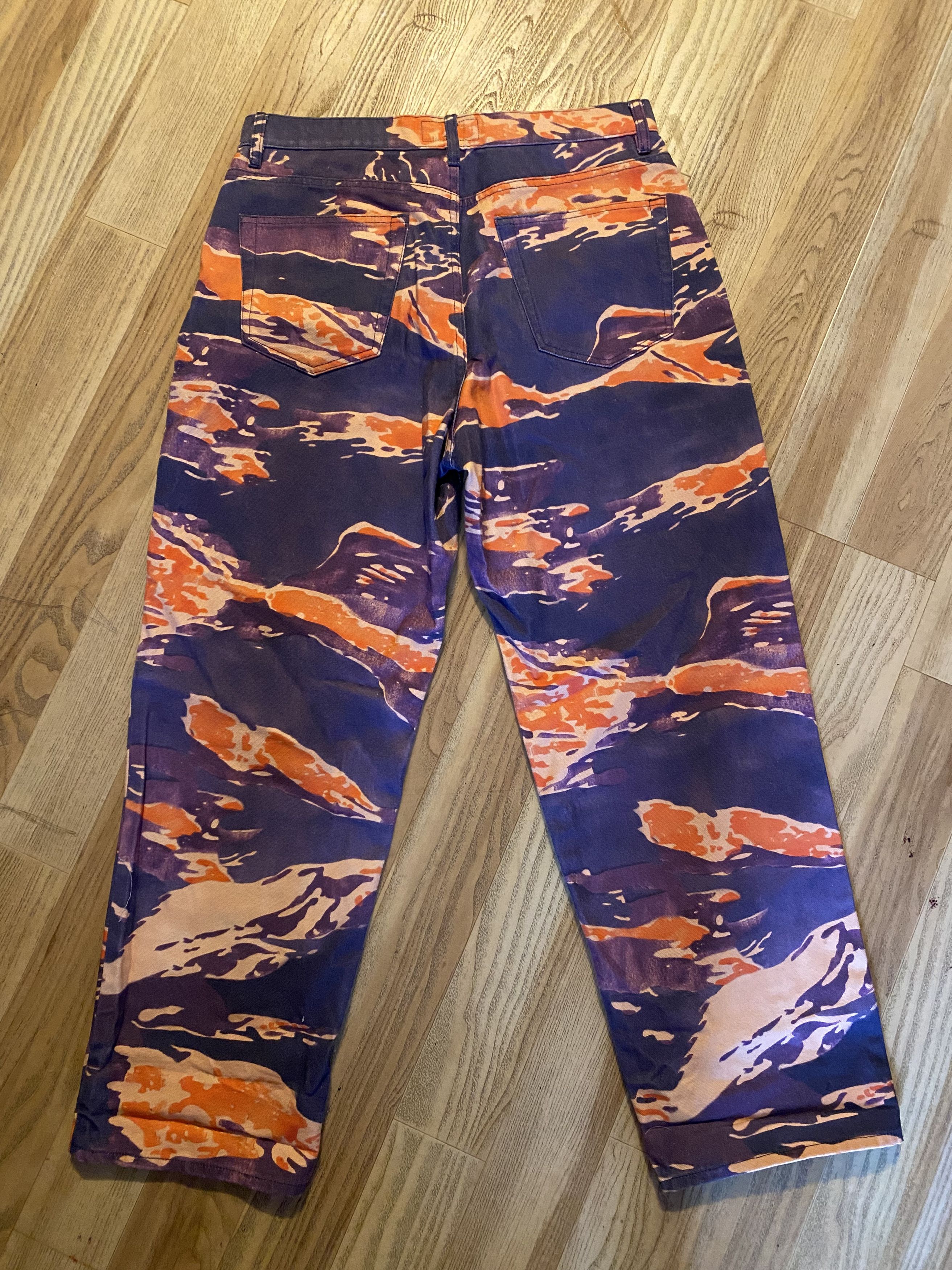 Stussy Stussy x Lucien Smith Camo Big Ole Jeans, Size 32 Size US 32 / EU 48 - 3 Thumbnail