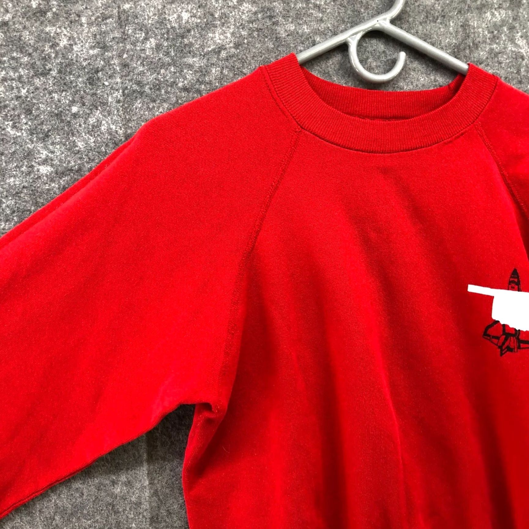 Hanes VTG Hanes Red Crewneck Pullover Sweatshirt Men Sz M Crew Neck Cotton Blend Logo Rocketeer Space Retro 90s Size US M / EU 48-50 / 2 - 5 Thumbnail