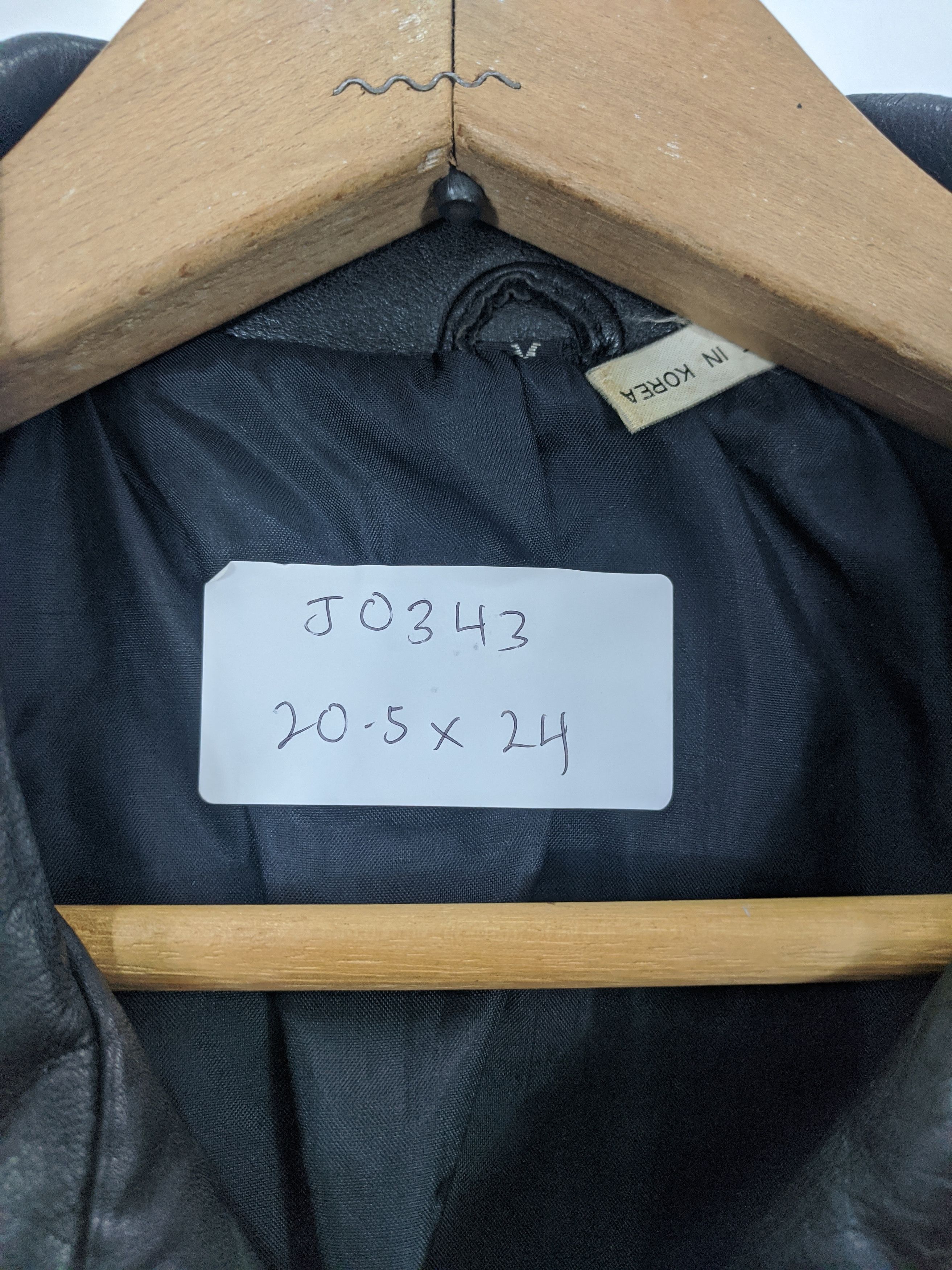Vintage Vintage 80s Japanese Leather Jacket Zipper J0343 Size US M / EU 48-50 / 2 - 11 Thumbnail