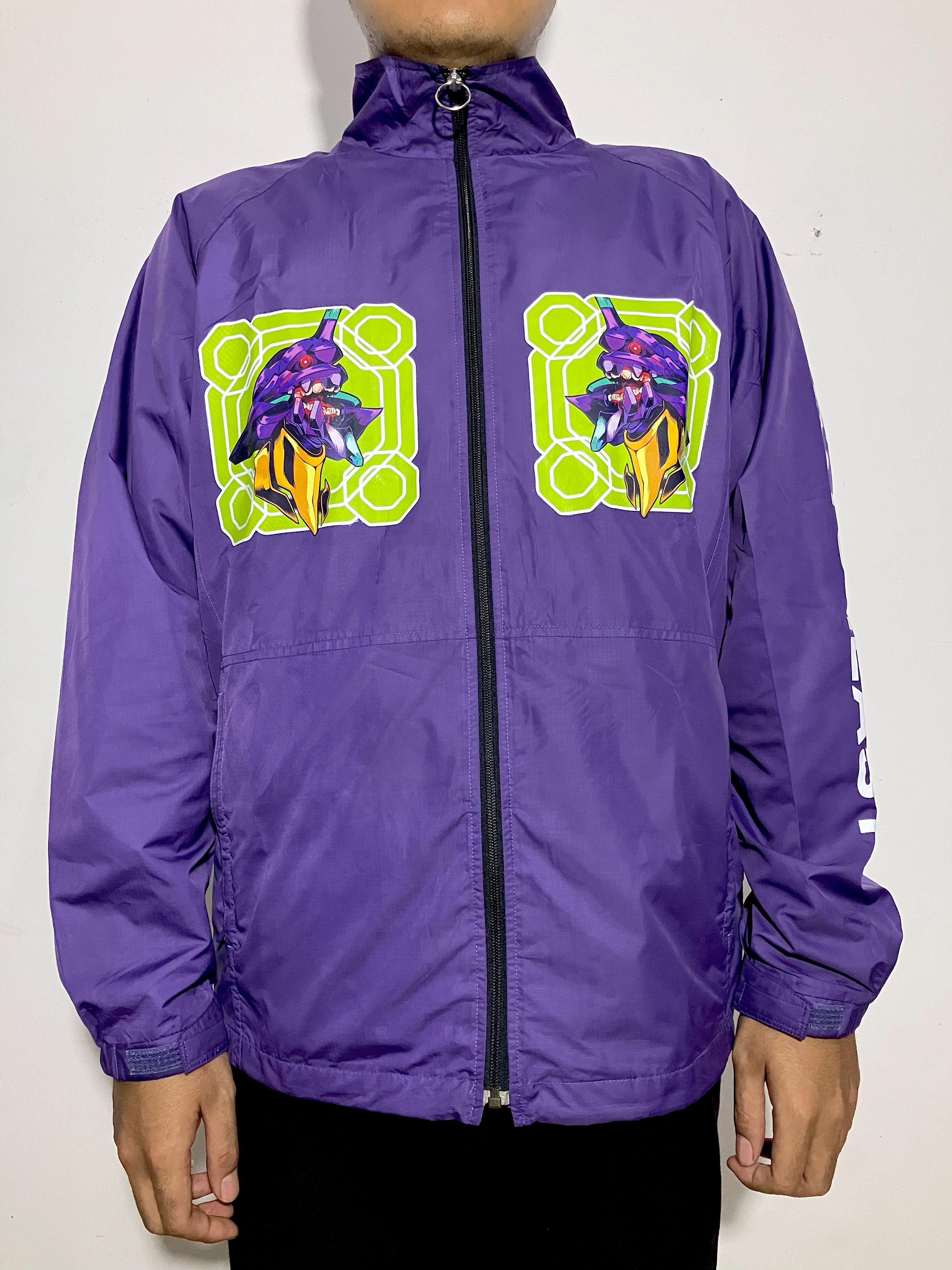 Anime Rework Jersey Anime Evangelion in Uniqlo Jacket Size US XXL / EU 58 / 5 - 2 Thumbnail