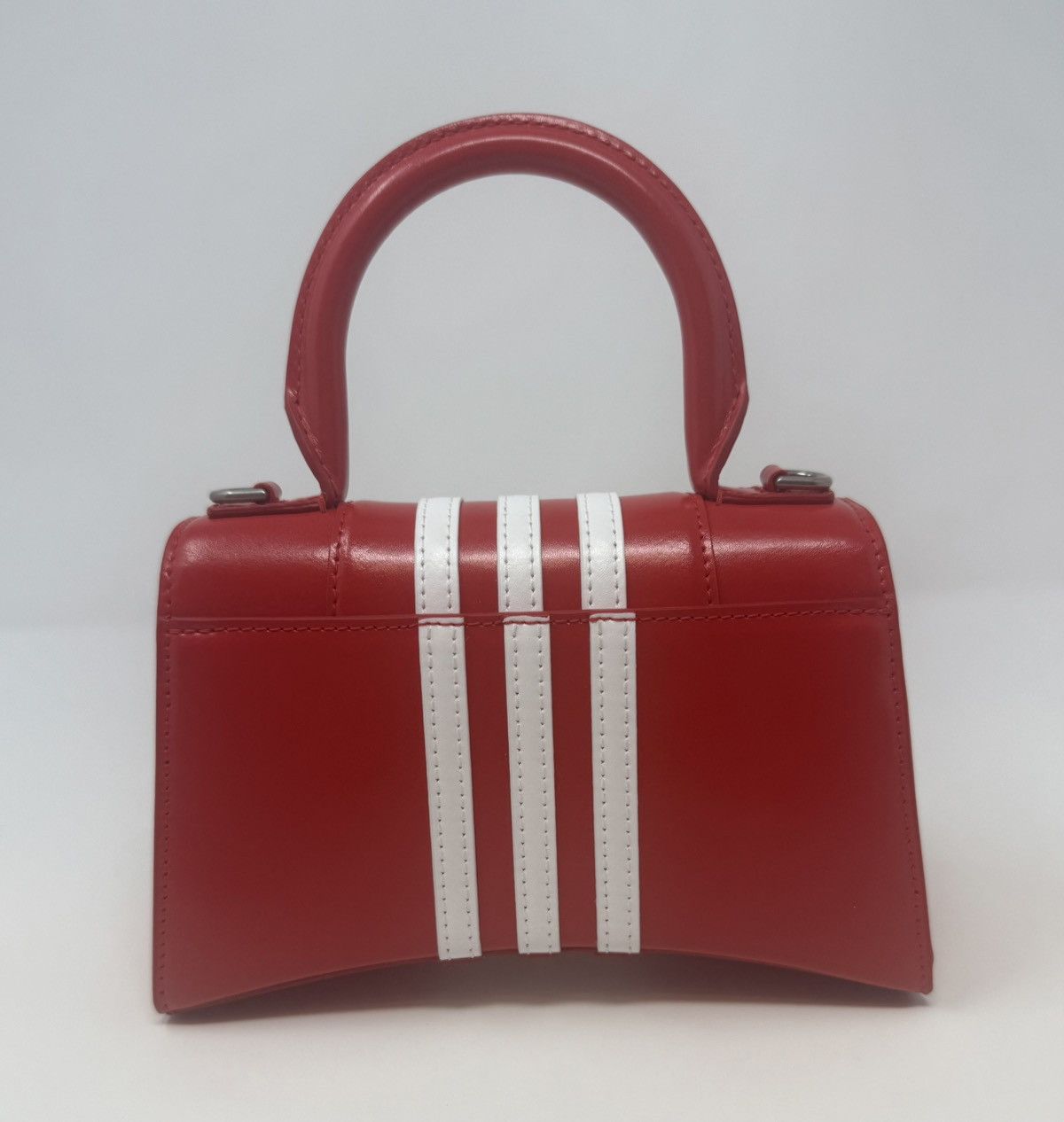Adidas × Balenciaga Balenciaga Adidas XS Hourglass Top Handle Bag Red Size ONE SIZE - 2 Thumbnail