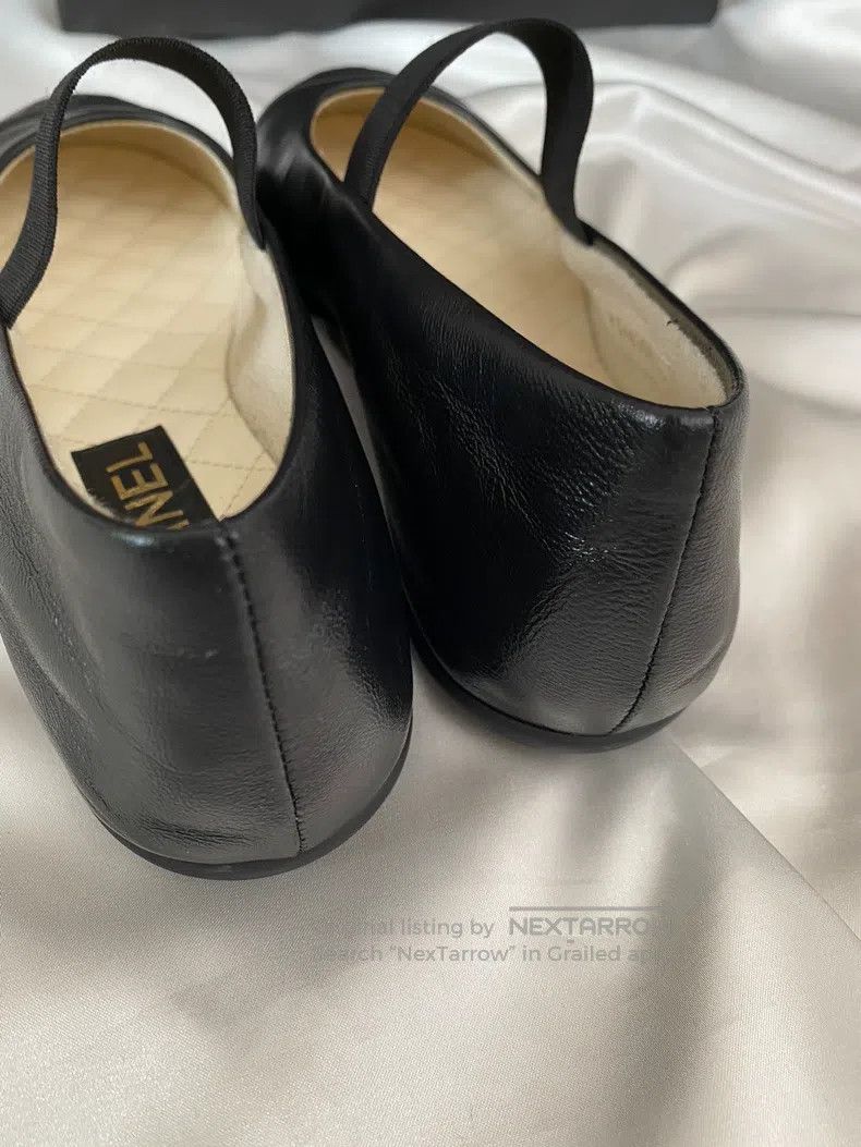 Chanel Chanel Black Mary Jane Doll Shoes Size US 7 / IT 37 - 5 Thumbnail