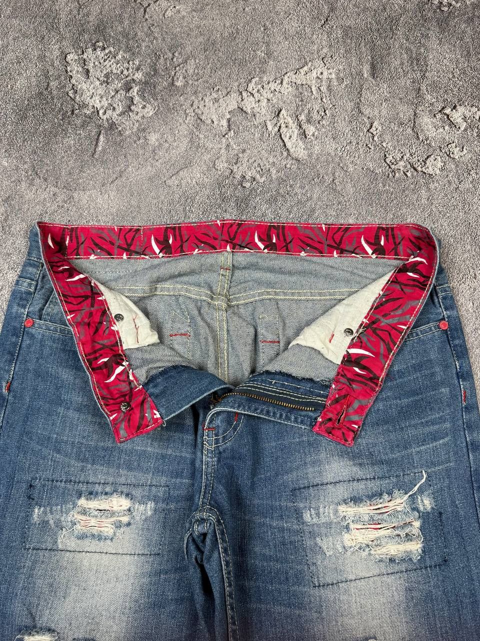 CLOT × Levi's Rare Levi's X Fragment Distressed Archieve Denim Y2K Size US 34 / EU 50 - 6 Thumbnail
