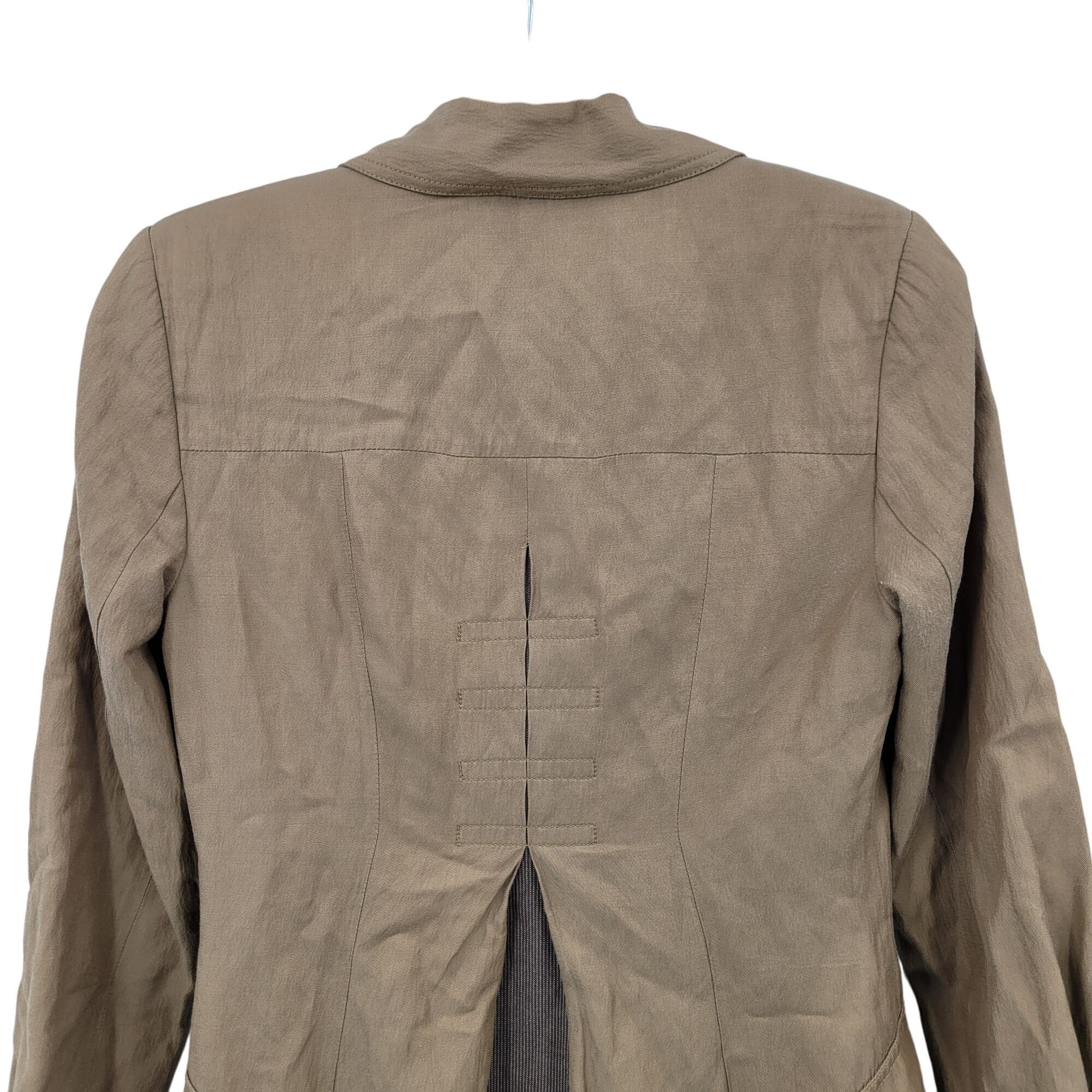Other CAbi Sz XS Treasure Hunter Brown Flared Long Button Trench C Size XS / US 0-2 / IT 36-38 - 9 Thumbnail