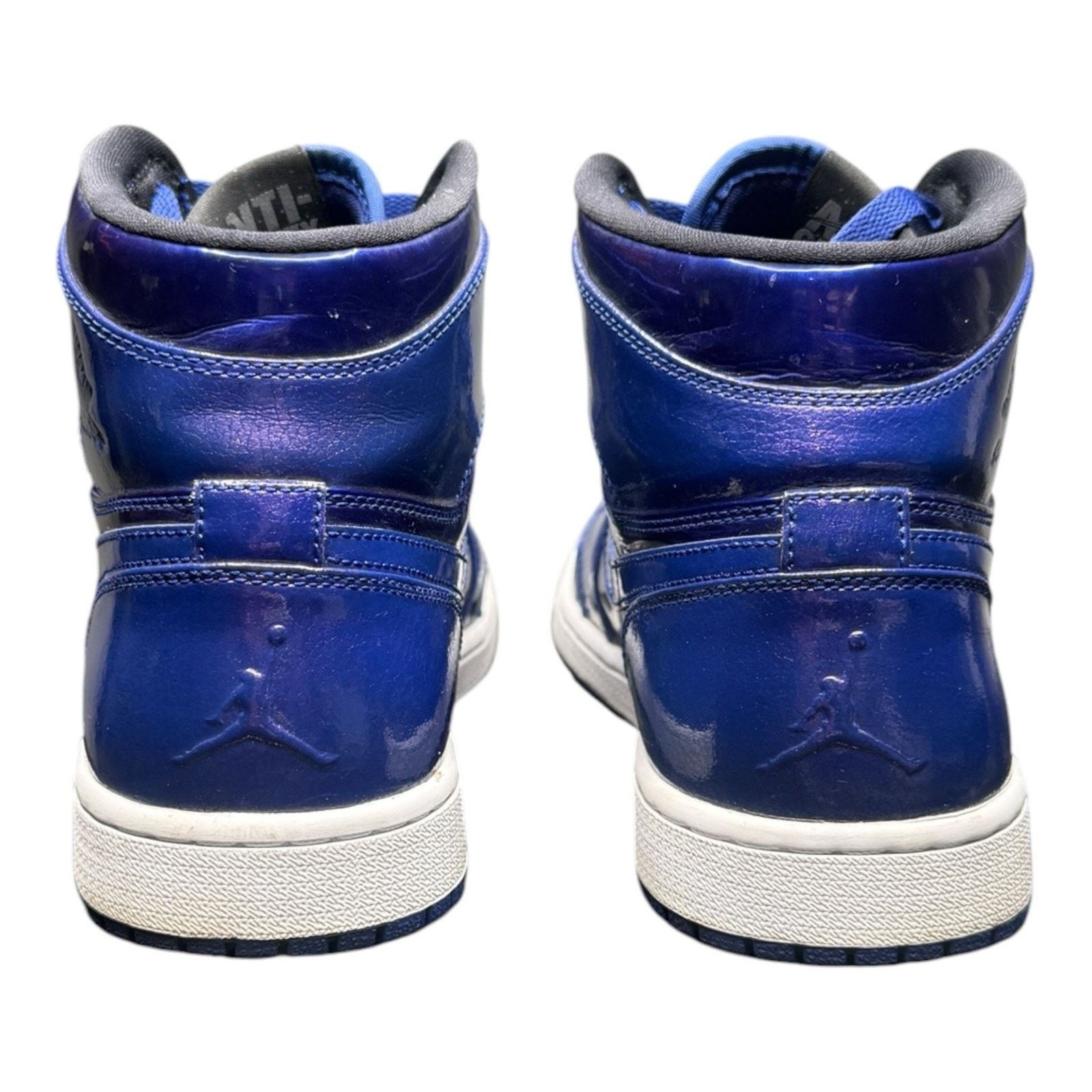 Nike Nike Air Jordan 1 Retro High Deep Royal Blue Patent Leather Size US 10.5 / EU 43-44 - 4 Thumbnail