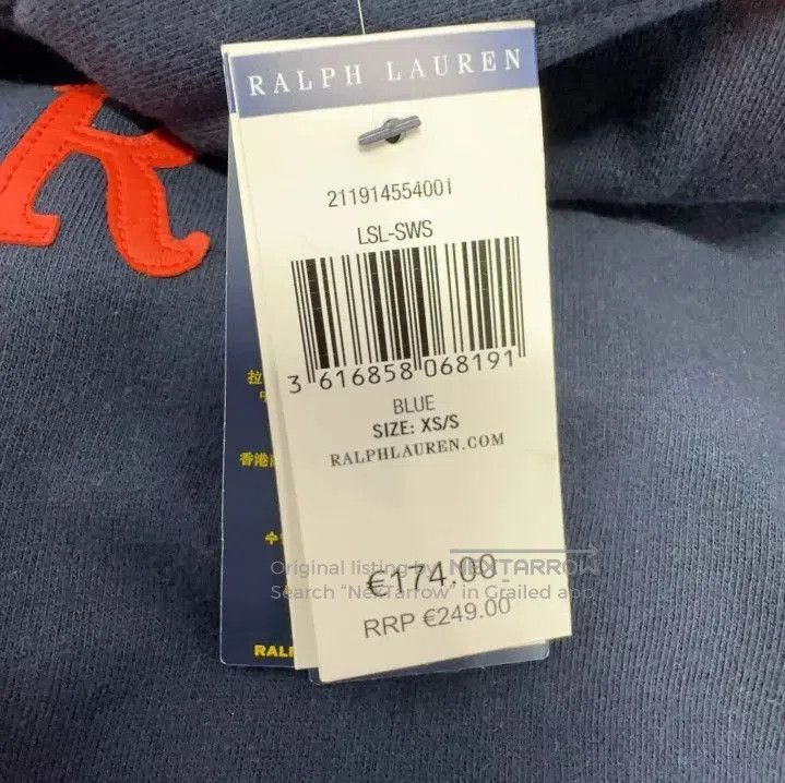 Polo Ralph Lauren Polo Ralph Lauren Men's Hooded Split Sweatshirt. Size US XL / EU 56 / 4 - 4 Thumbnail