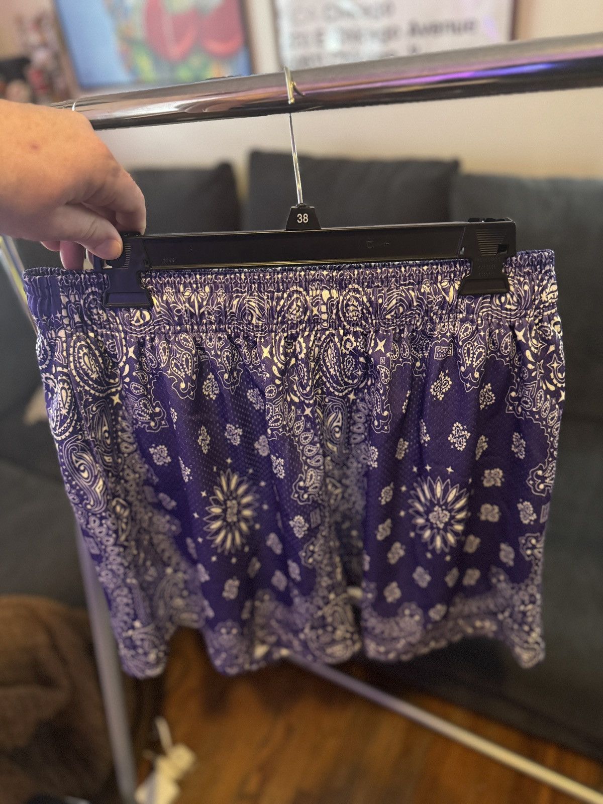 Bravest Studios BRAVEST STUDIOS PURPLE PAISLEY Size US 36 / EU 52 - 2 Thumbnail