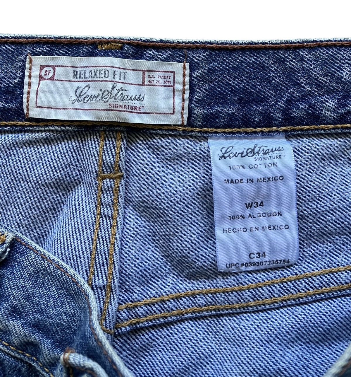 Levi's Y2K Levi's Strauss Men's Denim VTG Shorts Baggy Jeans Jorts Size US 34 / EU 50 - 4 Thumbnail