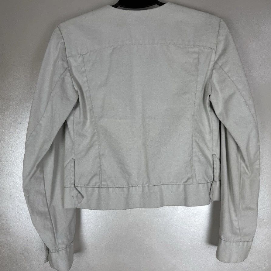 Maison Margiela Archive SS 2001 Maison Margiela White And Black Denim Jacket Size M / US 6-8 / IT 42-44 - 4 Thumbnail