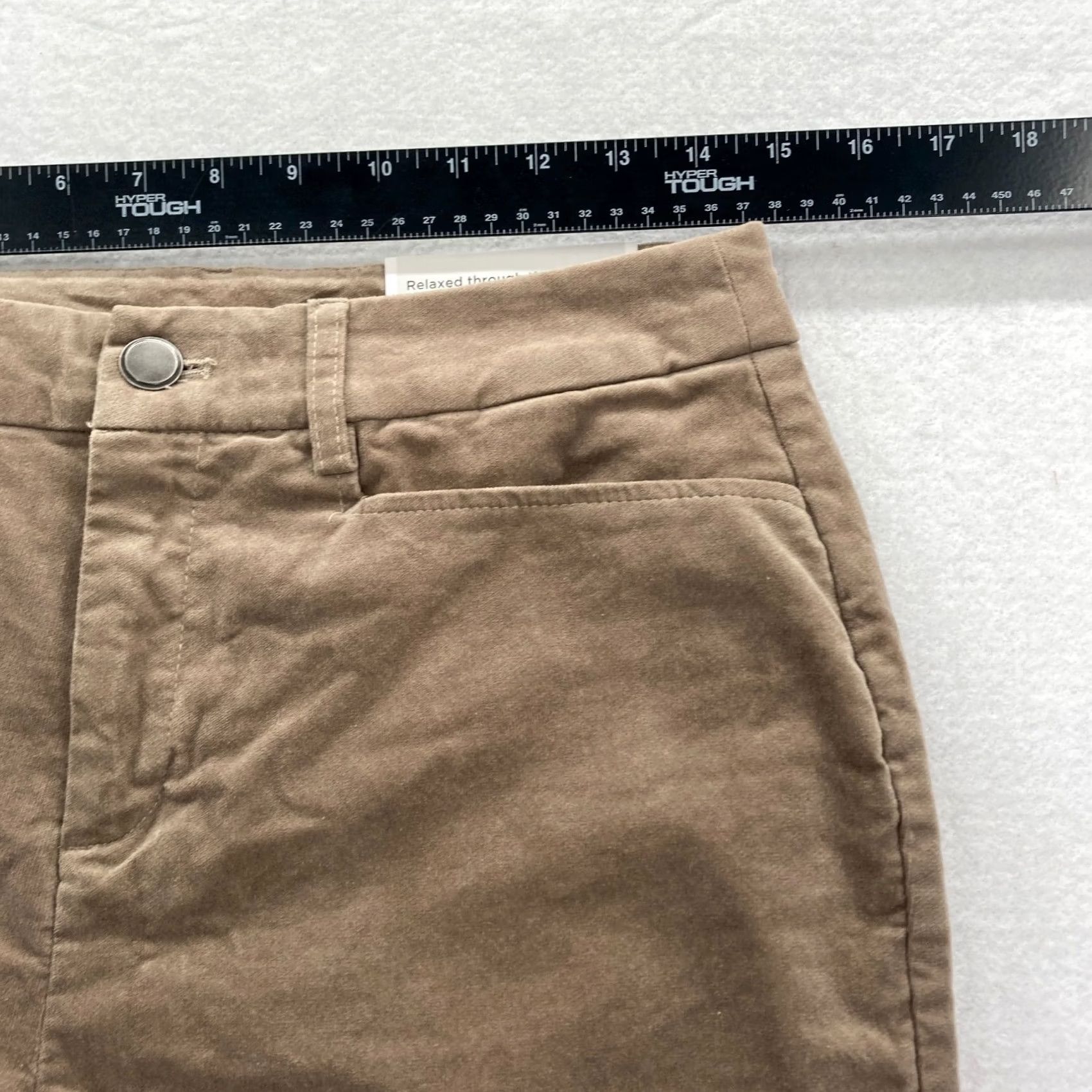 Vintage Christopher & Banks Women's 4 Slim Fit Straight Leg Pants Brown Stretch Fabric Cotton Blend Spandex Casual Chino 28 in Inseam 30 in Size 4 Womens Size 28" / US 6 / IT 42 - 6 Thumbnail