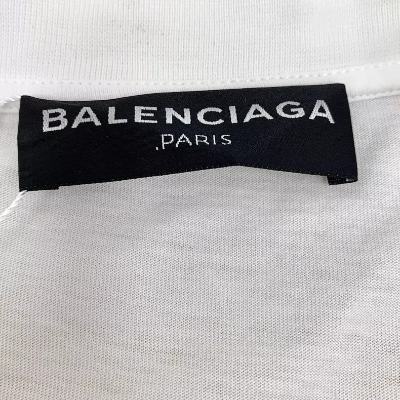 Balenciaga Balenciaga White Cotton Short Sleeve TShirt-2505 Size US S / EU 44-46 / 1 - 6 Thumbnail