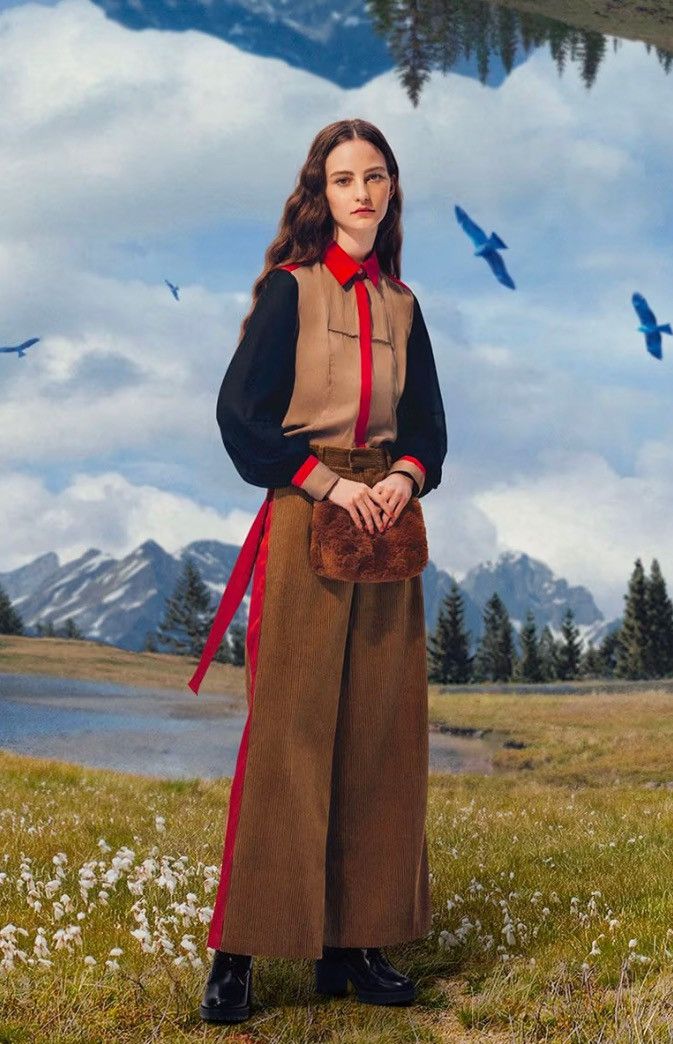 Undercover Fall Winter 2021 Undercover x GU Pleated Corduroy Wide Pants Size US 29 - 1 Thumbnail