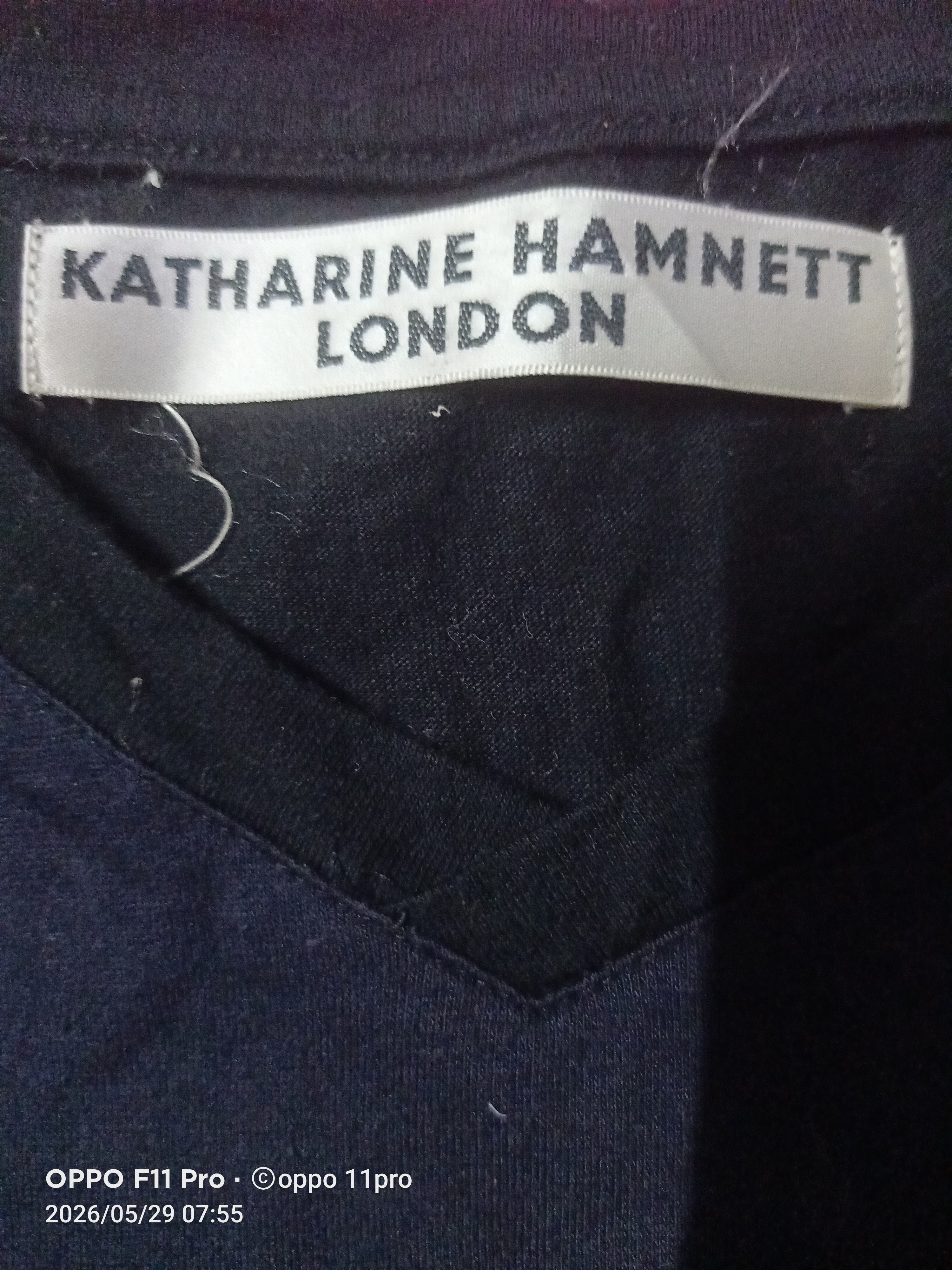 Katharine Hamnett London 💥Katharine Hamnett London Navy Men Tee Stripes 💥 Size US XL / EU 56 / 4 - 2 Thumbnail