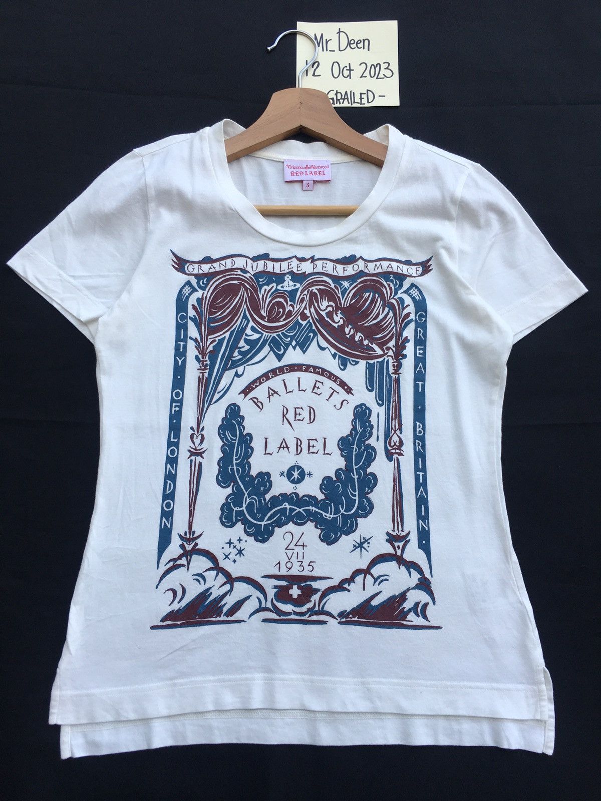 Vivienne Westwood Rare Vintage Vivienne Westwood Ballets Red Label Tshirt Size S / US 4 / IT 40 - 4 Thumbnail