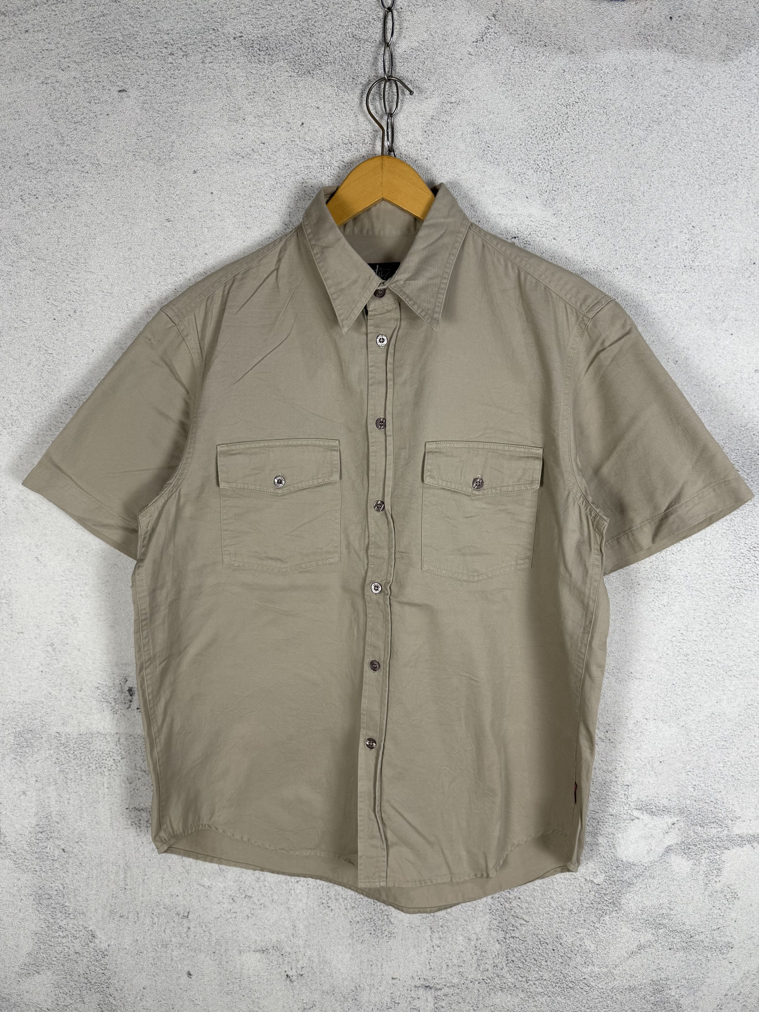 Stussy STUSSY COLOR BLOCK ZIP WORK SHIRT | Grailed