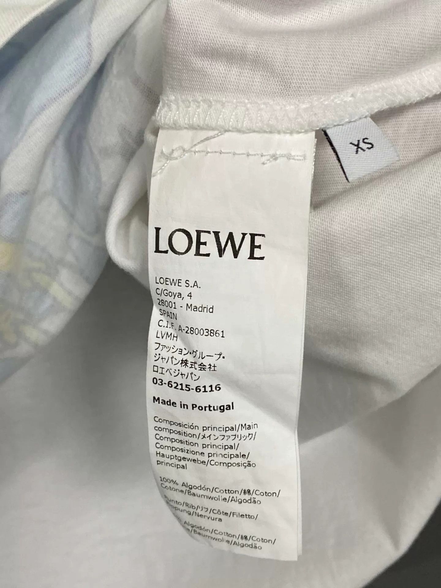 Loewe LOEWE Paula's Ibiza SS22 Short Sleeve Tee Cartoon Shell Print XS Size US XS / EU 42 / 0 - 5 Thumbnail