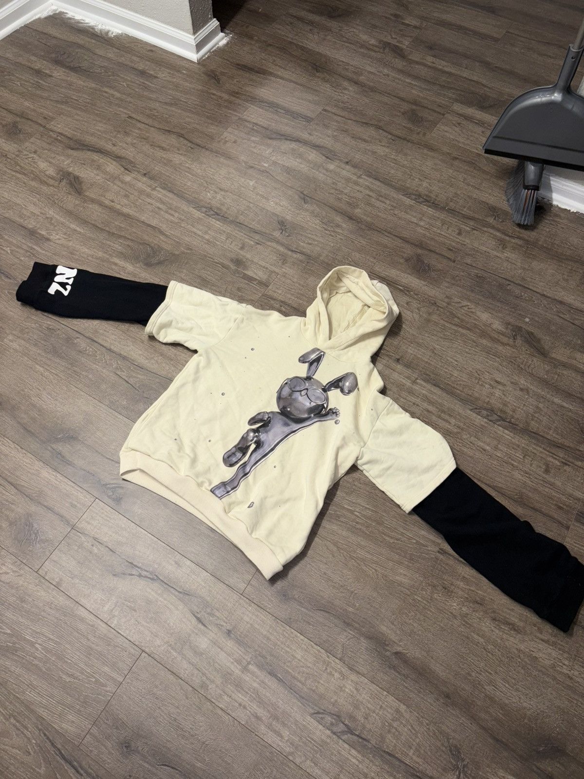 Natasha Zinko NATASHA ZINKO BUNNY - print LAYERED HOODIE Size US XS / EU 42 / 0 - 4 Thumbnail