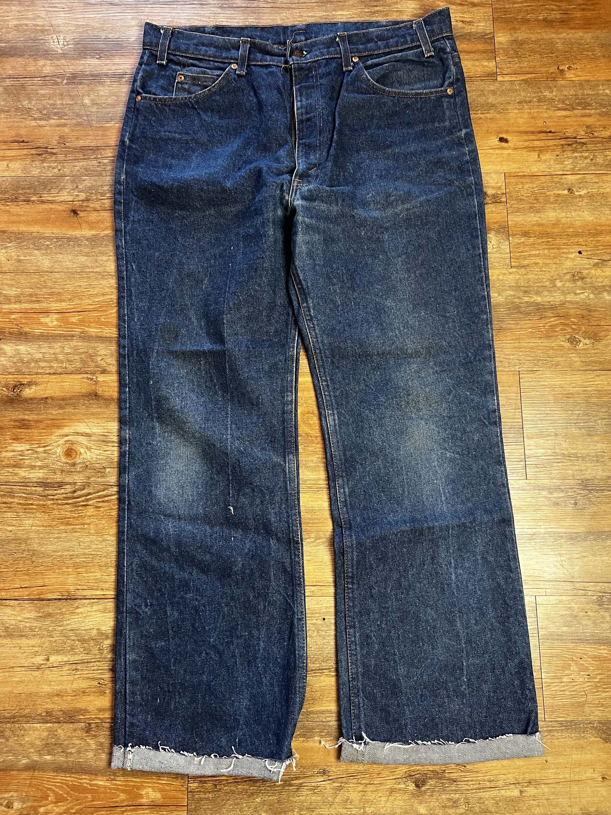 Levi's Vintage Clothing 1970's-1980's Levi's 20517-0217 Boot Cut Orange Tab Jeans Size US 38 / EU 54 - 15 Thumbnail