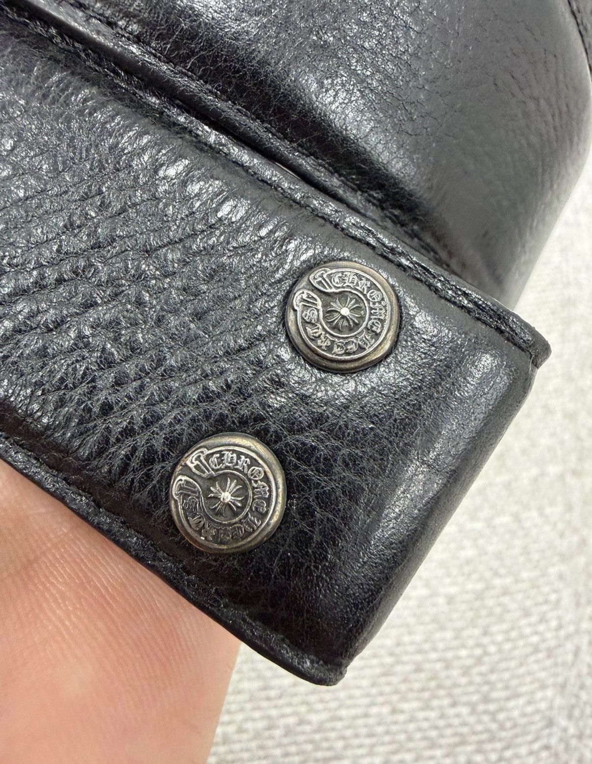 Chrome Hearts Size 30 Chrome Hearts Plain Black Leather Belt Size ONE SIZE - 2 Thumbnail