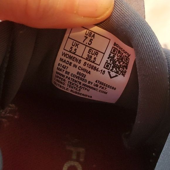 Saucony Saucony Womens Guide 15 Formit Powerrun Purple Gray Sz. 7.5 Size US 7.5 / IT 37.5 - 7 Thumbnail