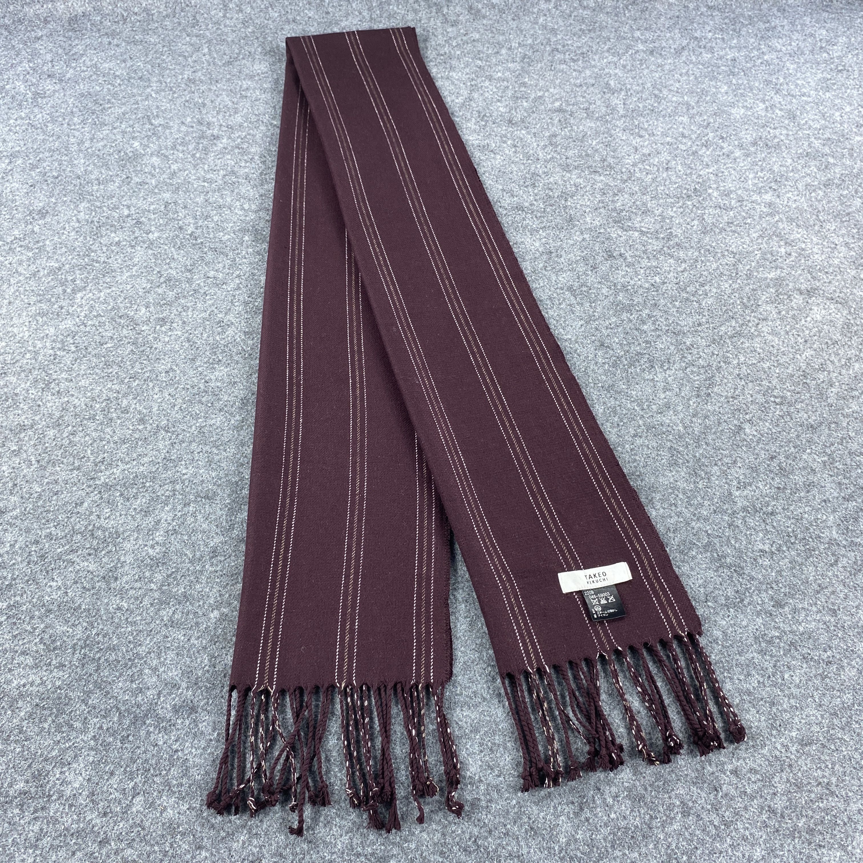 Japanese Brand × Takeo Kikuchi GF10620 Takeo Kikuchi Scarf Neck Wear Muffler Nova Check Size ONE SIZE - 1 Thumbnail