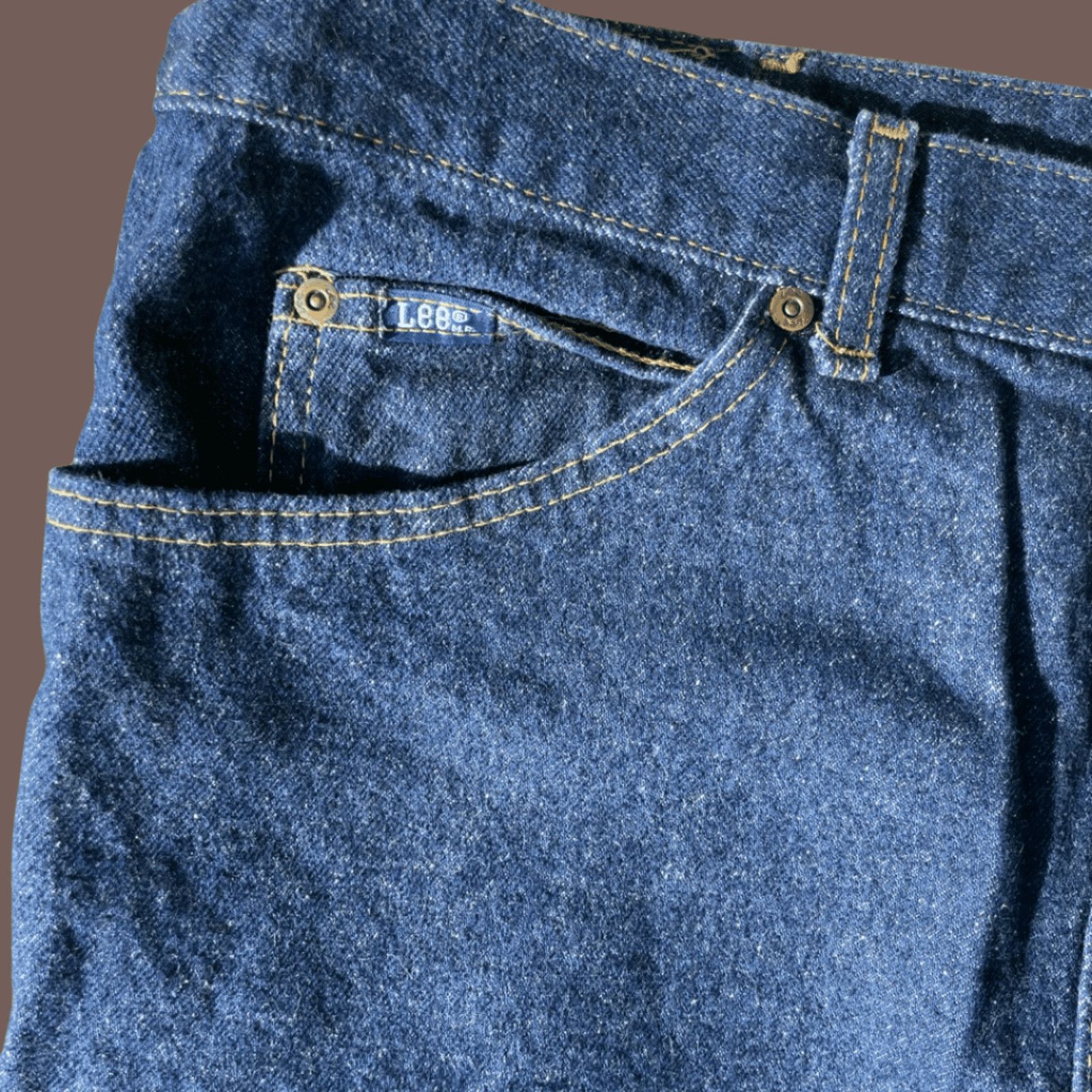 Lee VTG Lee Jeans | Union Made USA Denim 38x42 | 70s Workwear Size US 38 / EU 54 - 3 Thumbnail