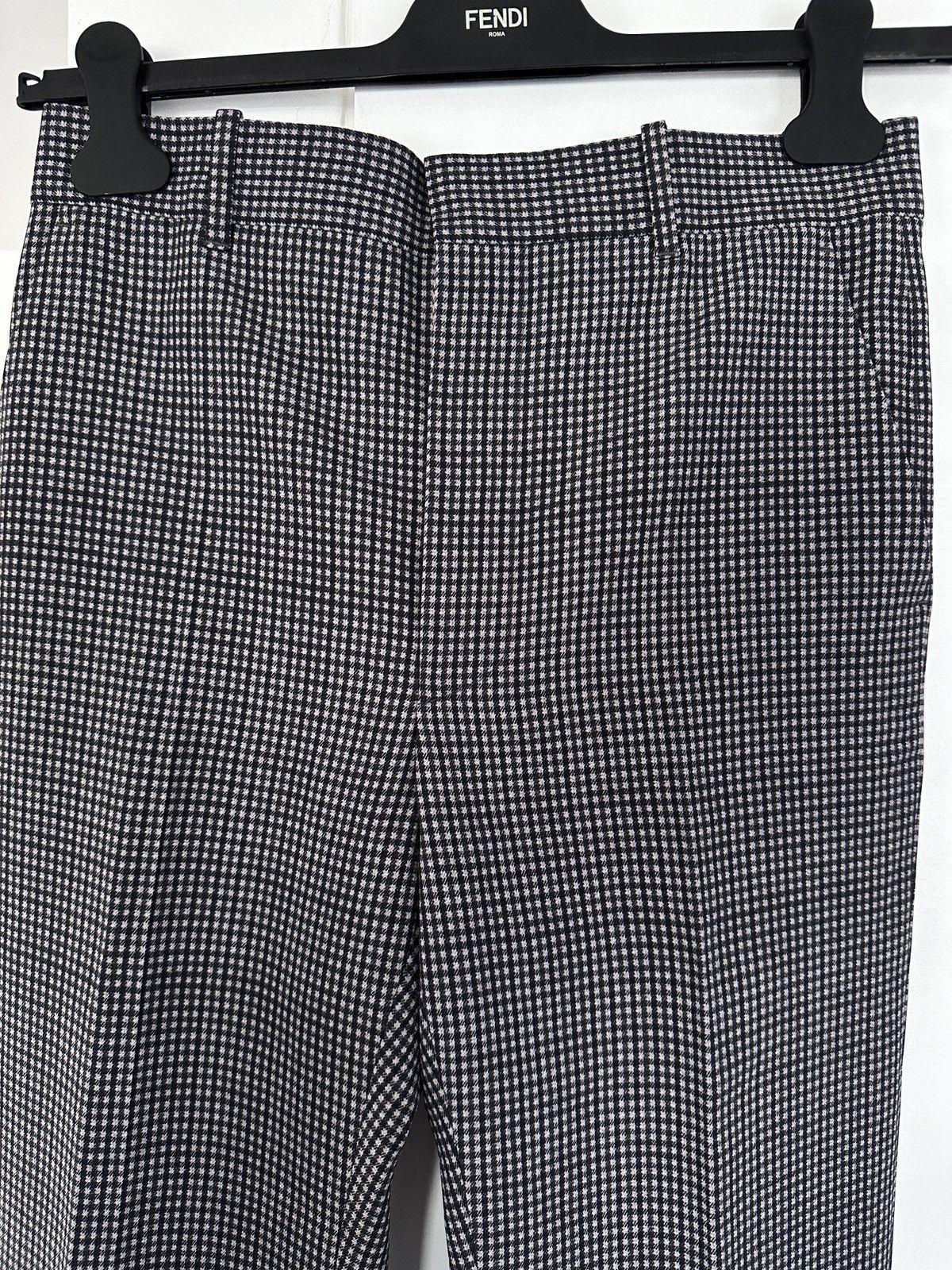Balenciaga Balenciaga grey checked houndstooth pants Size US 30 / EU 46 - 3 Thumbnail