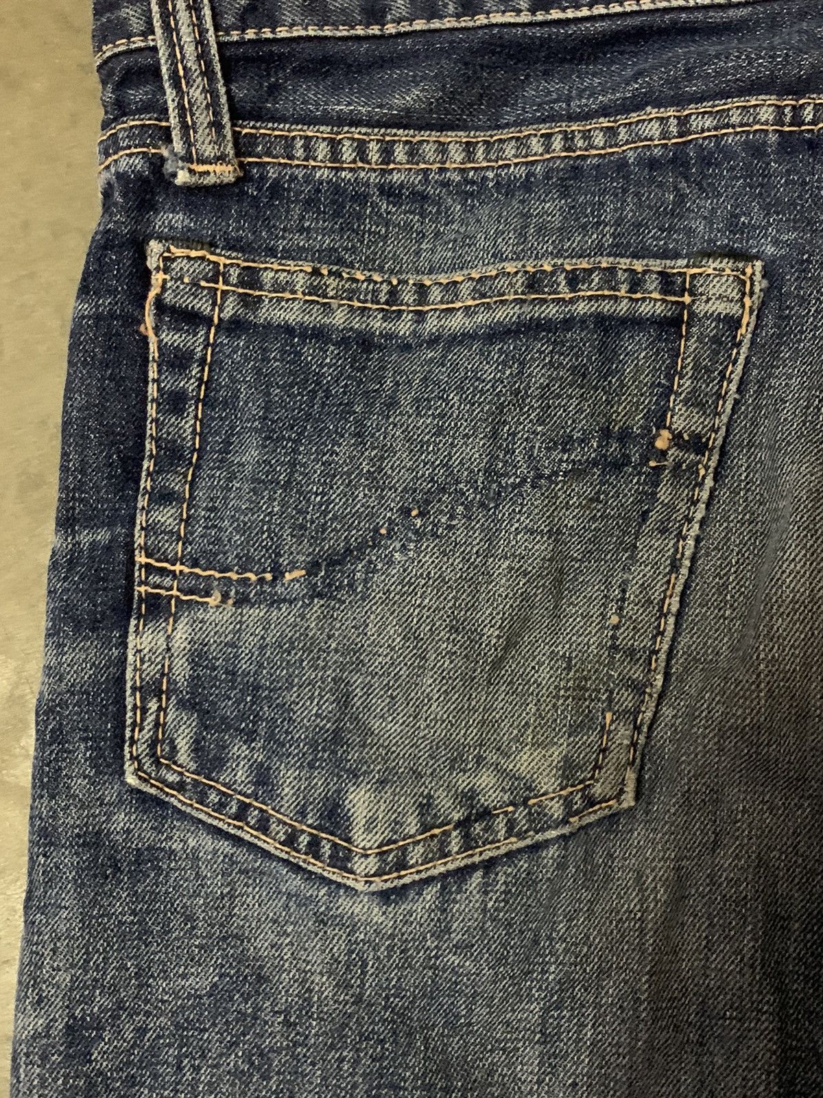 Vintage Vintage Sajego Indigo Genuine Denim Jeans Size US 33 - 10 Thumbnail