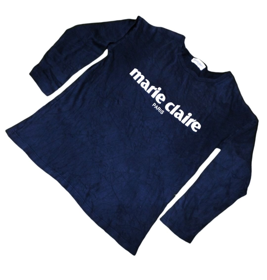 Designer × Japanese Brand Vintage Marie Claire Long Sleeve Shirt Size M / US 6-8 / IT 42-44 - 2 Thumbnail