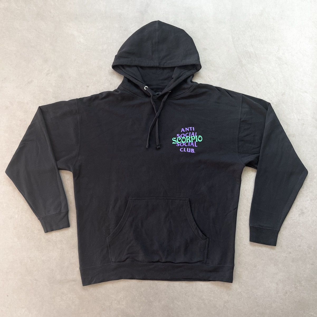 Anti Social Social Club 🖤 ASSC SCORPIO HOODIE - ASTROLOGY ZODIAC COLLECTION 2021 Size US XL / EU 56 / 4 - 6 Thumbnail
