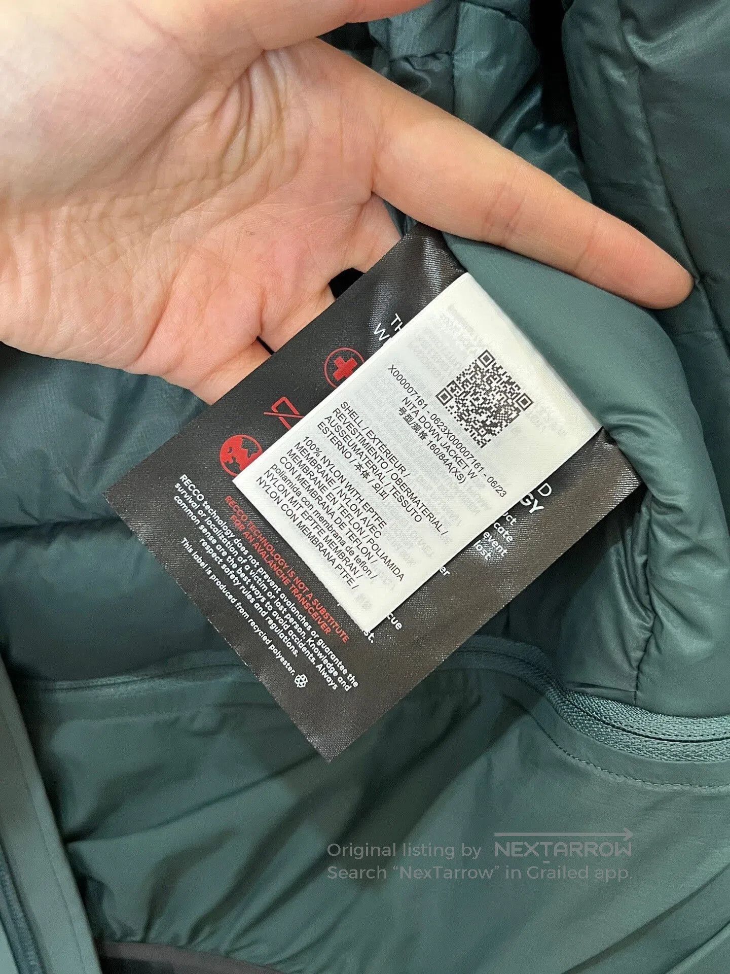 Arc'teryx Arcteryx Nita Down Ski Jacket. Size XS / US 0-2 / IT 36-38 - 5 Thumbnail
