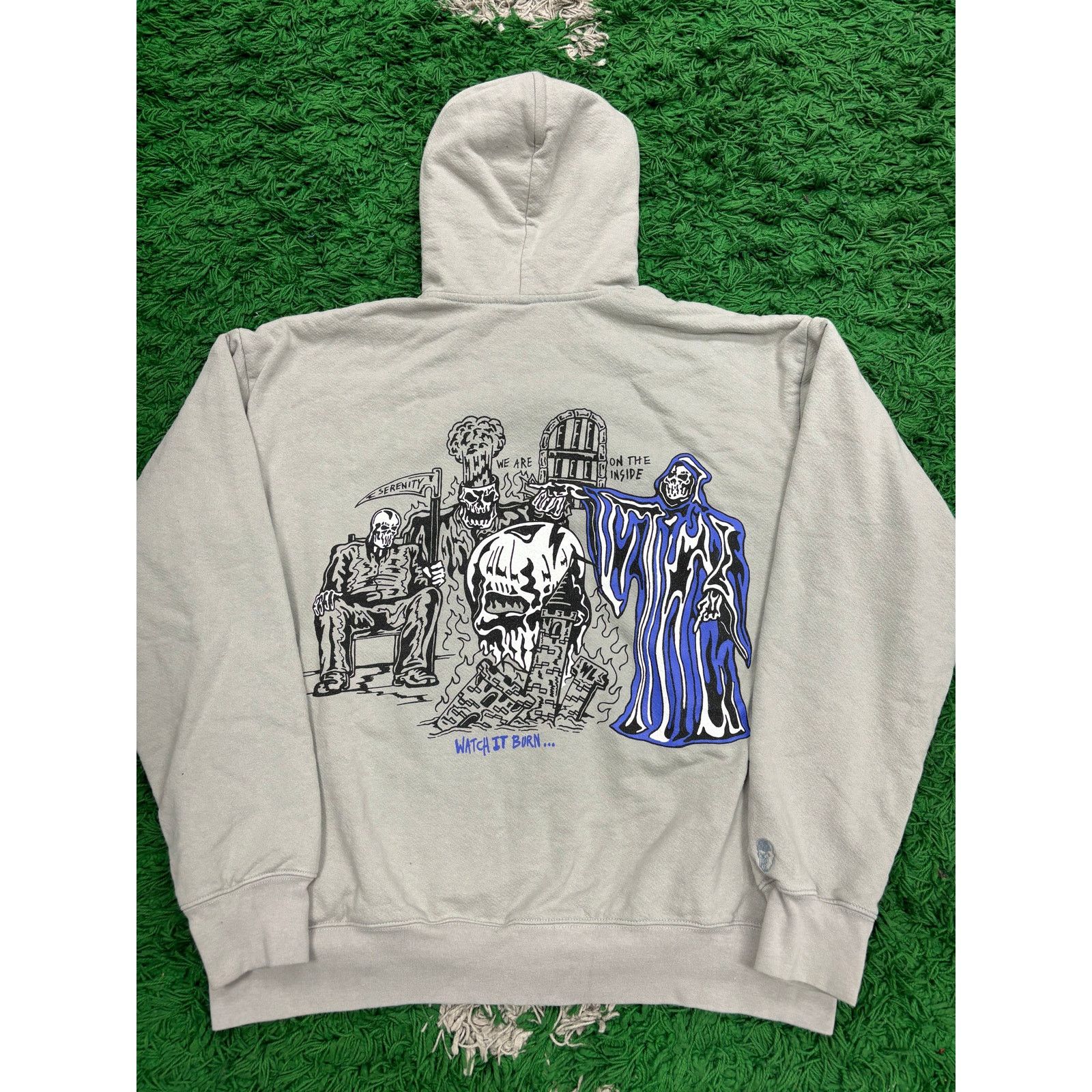 Warren Lotas Warren Lotas Zip Up Grey Blue Small Used Size US S / EU 44-46 / 1 - 2 Thumbnail