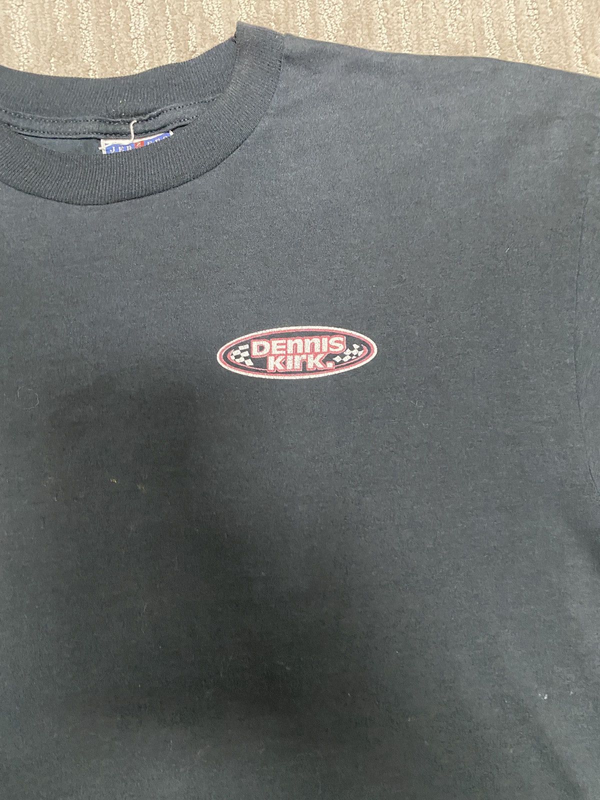 Vintage Vintage Dennis Kirk ATV racing graphic black T-shirt Size US M / EU 48-50 / 2 - 4 Thumbnail