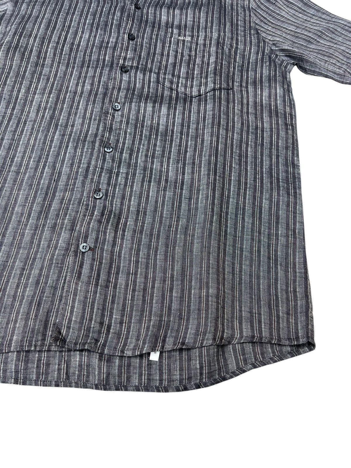 Bally Bally Multi Striped 100% Linen Shirt Size US M / EU 48-50 / 2 - 10 Thumbnail