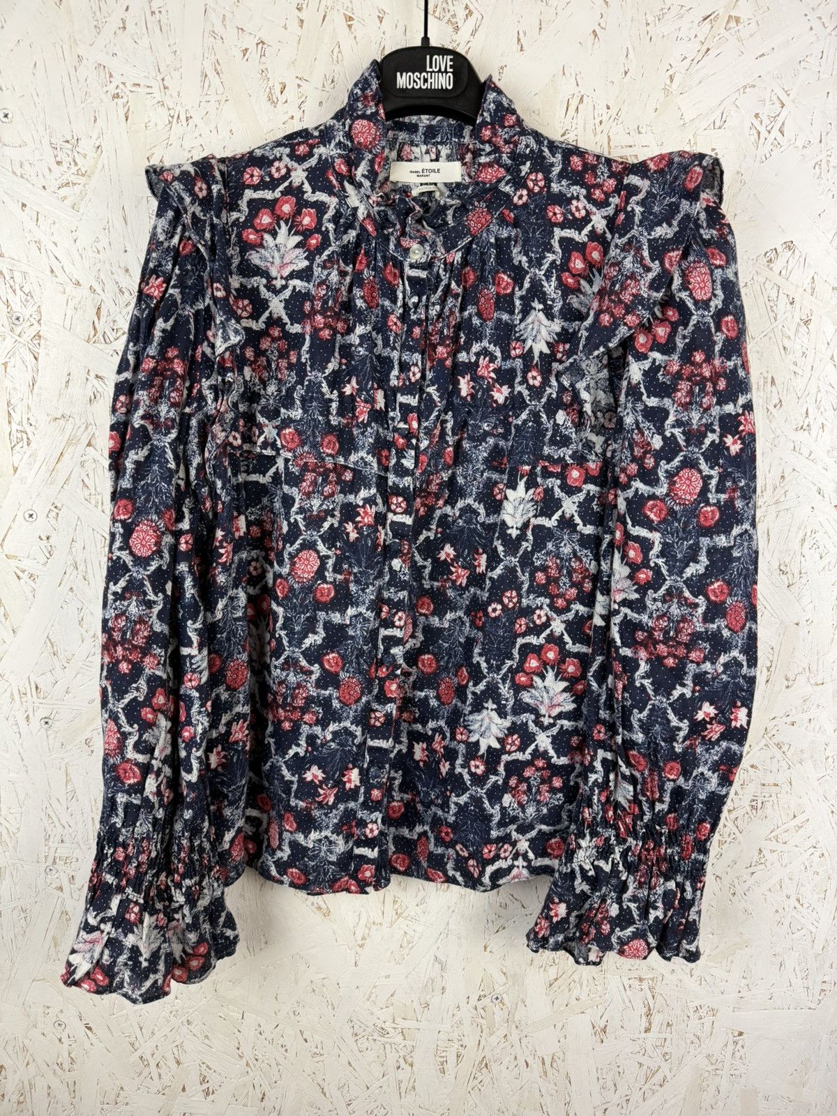 Isabel Marant Etoile Isabel Marant Etoile Blouse Tedy Linen Ruffle Button Up Size M / US 6-8 / IT 42-44 - 1 Thumbnail