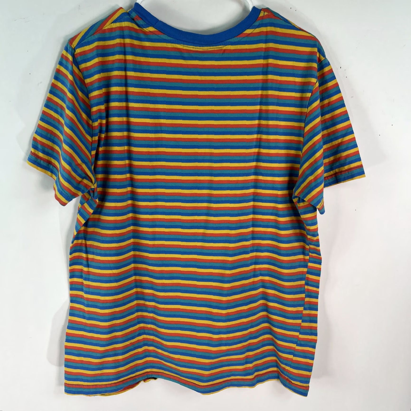 Nickelodeon Nickelodeon Mens Sponge Bob Striped Short Sleeves Crew Neck Blue T Shirt Size L Size US L / EU 52-54 / 3 - 3 Thumbnail
