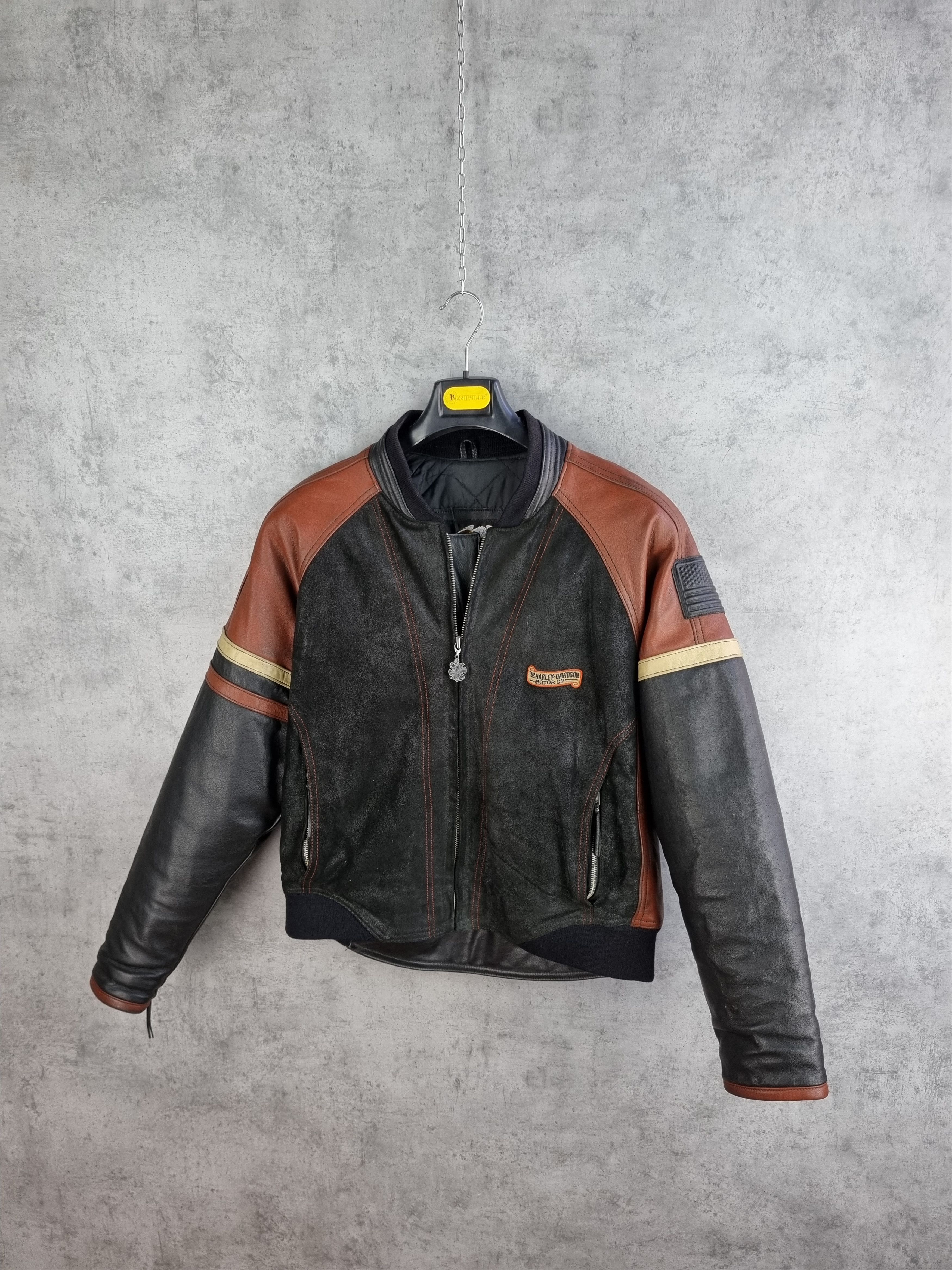 Harley Davidson Vintage Legendary Iconic Harley Davidson Leather Moto Jacket Size US L / EU 52-54 / 3 - 24 Thumbnail