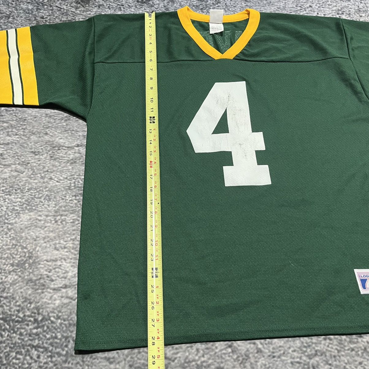 Logo 7 Vintage 90s Brett Farve Green Bay Packers #4 Logo 7 Jersey Size US L / EU 52-54 / 3 - 11 Thumbnail