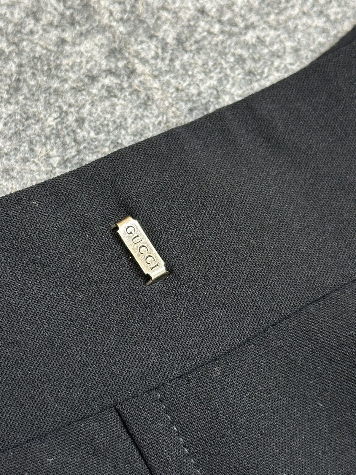 Gucci Gucci - Tom Ford 1999 - Buckled Waist Strap Wool Trouser Size 24" / US 00 / IT 34 - 11 Thumbnail