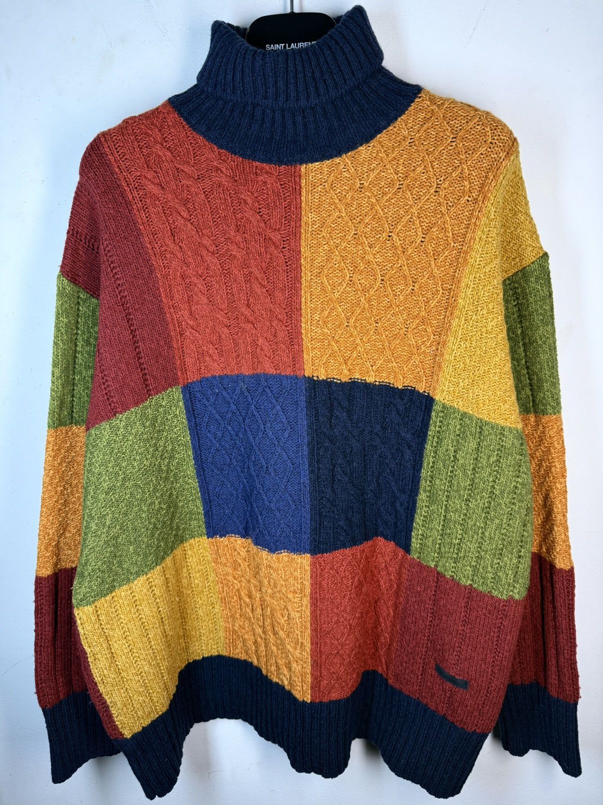 Yves Saint Laurent 🇮🇹Wool YSL Sweater Soft Knitted YSL Turtleneck Knit Size US L / EU 52-54 / 3 - 1 Thumbnail