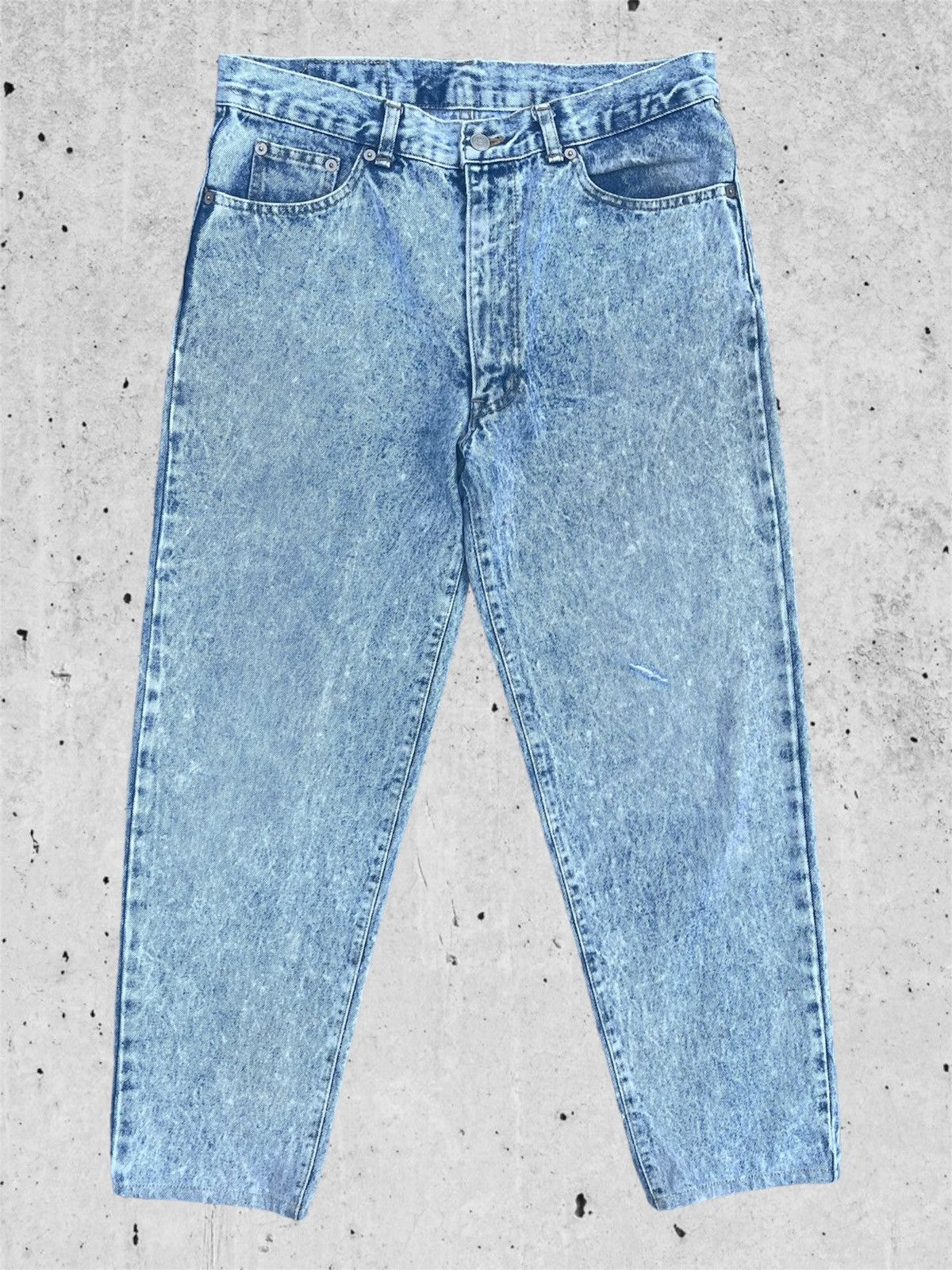 Japanese Brand × Jean 🔥 Coast Light Blue Rusty Distressed Denim W32🔥 Size 32" / US 10 / IT 46 - 2 Thumbnail