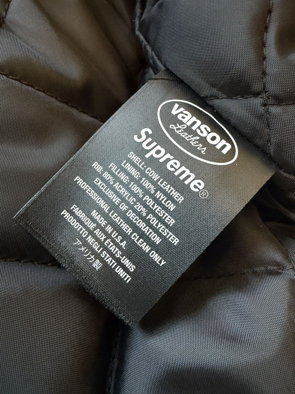Supreme × Vanson Leathers Vanson Leather x Supreme x BB Simon Leather Jacket (Orange) Size US M / EU 48-50 / 2 - 7 Thumbnail