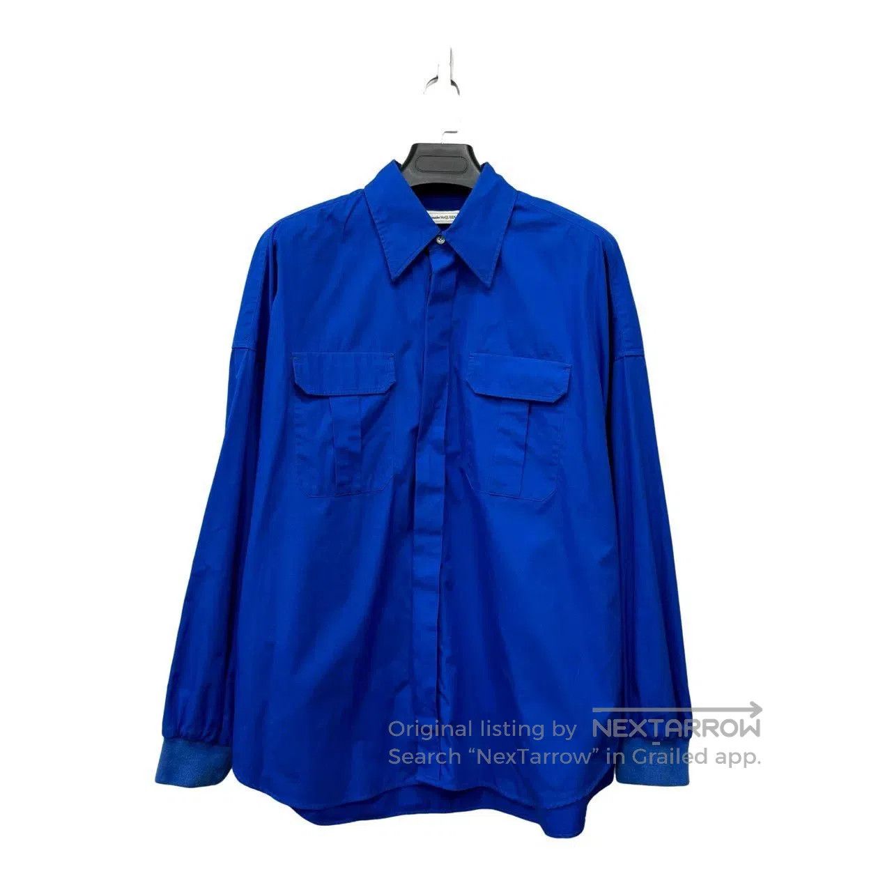 Alexander McQueen Alexander McQueen Blue Shirt Jacket. Size US M / EU 48-50 / 2 - 1 Thumbnail