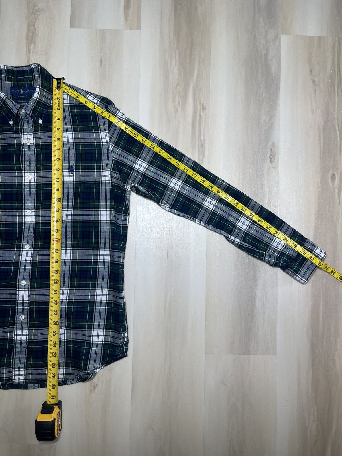 Polo Ralph Lauren Polo Ralph Lauren Flannel Shirt Sz M Classic Fit Plaid Size US M / EU 48-50 / 2 - 5 Thumbnail