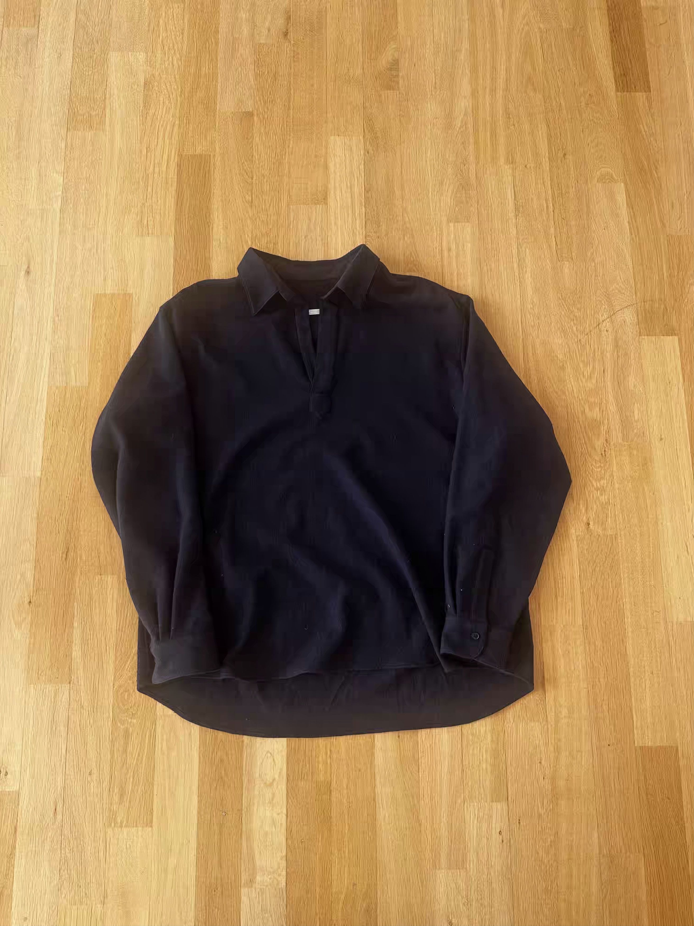 A.PRESSE Wool Skipper Shirt Size US XL / EU 56 / 4 - 5 Thumbnail