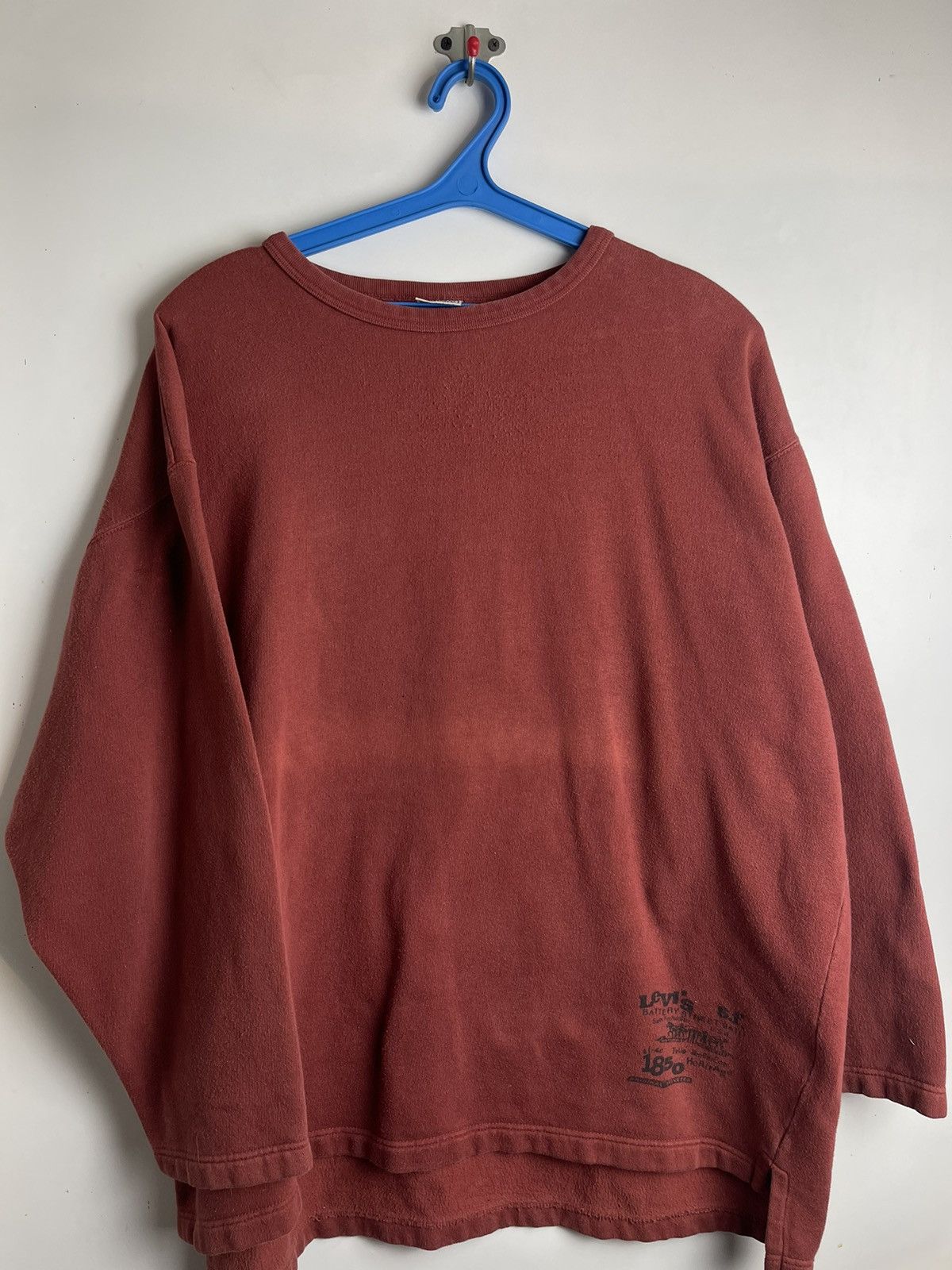 Levi's × Levi's Vintage Clothing Vintage LEVIS 1850s STRAUSS & CO San Francisco Sweatshirt Size US L / EU 52-54 / 3 - 3 Thumbnail