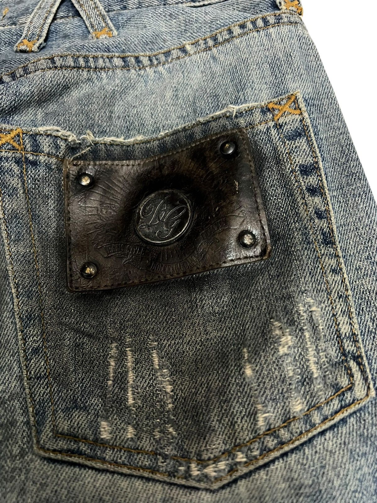 Dolce & Gabbana 💥Grunge💥Vintage Dolce & Gabbana Distress Jean Size US 30 / EU 46 - 18 Thumbnail